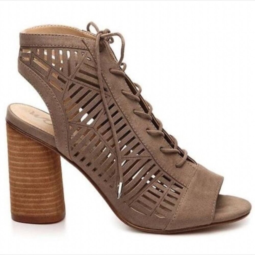 Sam Edelman Open Toe Block Heel Ankle Bootie